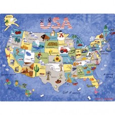 Magic Slice USA Map Play Placemat MGE1115